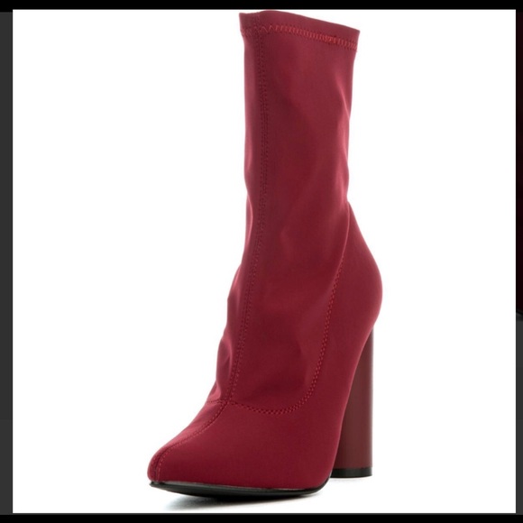 SALEWOMEN'S MID CALF HIGH HEEL BOOT - Picture 2 of 5